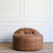 美式皮艺沙发进口头层牛皮，全皮设计师沙发客厅现代简约小户型