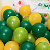 加厚绿色气球森系墨绿果绿ins风商场布置幼儿园春游野餐装饰汽球