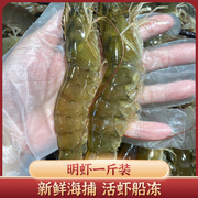 明虾一斤装东海捕捞明虾，鲜活冷冻海虾，大虾对虾基围虾海鲜水产