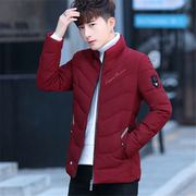 男士外套冬季2022棉衣韩版潮流立领羽绒棉服，加厚棉袄子男冬装