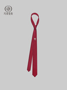 5cm时尚韩版休闲领带，学院风手打款