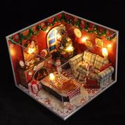 天予diy小屋 TW8北欧时光 手工拼装房子模型玩具摆件创意圣诞礼物