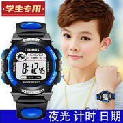 电子手表儿童男生男童运动手表，男款学生手表，跑步防水考试专用计时