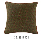 新中式国风复古抱枕套，全棉靠垫60x60沙发，腰靠床头上靠枕腰枕