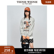 TeenieWeenie小熊奥莱卡通手提包女春季女包腋下包设计感