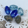 捷克珠玻璃珠刻面橄榄珠12X8mmDIY手工饰品材料配件散珠