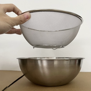 Alin304不锈钢沥水篮套装厨房沙拉碗水果篮烘焙碗打蛋盆米菜篮