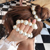 韩版法式浪漫珍珠，头绳发圈百搭甜美串珠装饰皮筋手链女