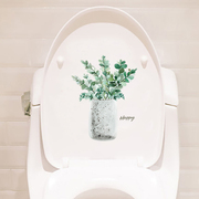 洗手卫生间马桶贴纸卡通可爱坐便创意贴画厕所防水马桶盖装饰个性