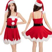 圣诞节服装圣诞节cosplay服装成人女连衣裙圣诞裙套装
