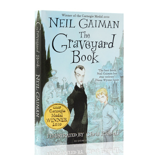 英文原版小说 The Graveyard Book 坟场之书 Neil Gaiman尼尔盖曼 儿童文学奇幻小说 获得雨果奖长篇小说奖 进口英语书籍正版童书