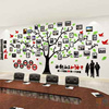 大树照片墙贴装饰公司办公室学校教室企业文化墙相框员工风采贴纸