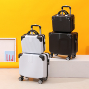 行李箱男女学生箱子拉杆密码箱日系小型18寸登机旅行皮箱加厚