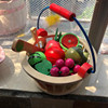 儿童木制磁性切水果玩具水果蔬菜切切看宝宝切切乐过家家厨房玩具
