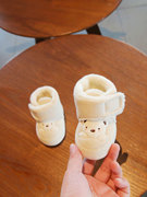冬季新生婴儿棉鞋，加厚保暖不掉鞋612月婴幼儿，鞋子秋冬款宝宝步前