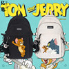 猫和老鼠卡通动漫二次元汤姆and杰瑞中小学生书包男女双肩背包tt