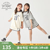 日本LIVHEART儿童短袖T恤短裙套装女休闲运动两件套女童大童夏季