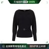 香港直邮EMPORIO ARMANI 女士黑色蝙蝠袖毛衣 3K2MWR-2M25Z-0999