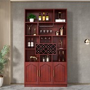 实木酒柜客厅靠墙一体，隔断柜现代简约展示柜储物柜轻奢高档红酒架