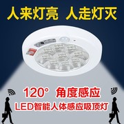 led声控感应吸顶灯，光控走廊小区楼道过道工程消防应急人体感应灯