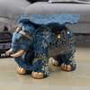 定制欧式大象换鞋凳摆件特大号象凳子招财象仿实木招财客厅装饰品