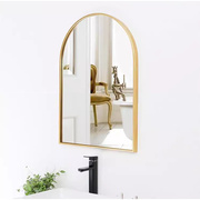 北欧镜子卫生间挂镜圆形，简约现代壁挂创意，梳妆镜圆镜装饰浴室镜子