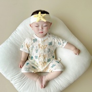 班杰威尔新生儿连体衣夏季婴儿，纯棉衣服宝宝，包屁衣爬服睡衣0-1岁