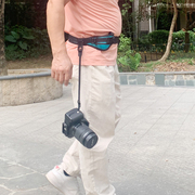 单反相机固定防甩腰带登山户外摄影腰带骑行相机，包微单数码包腰包(包腰包)