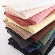 德布棉小格子三层夹丝棉空气层，针织绗缝棉，面料外套床品床单手工布