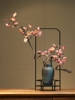 中式复古陶瓷腊梅花艺瓶摆件，客厅电视柜玄关装饰品样板间桌面摆件