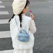 儿童包包女童包包菱格链条手提包可爱时尚小女孩外出配饰斜挎包