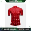 韩国直邮CASTELLI休闲运动球衣红色短袖速干舒适透气4522059-023