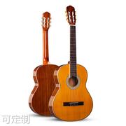 古典木吉他39寸云杉桃花芯，亮光古典吉他guitar成人，演奏级吉它乐器