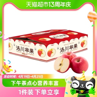 陕西红富士洛川苹果正宗一级大果脆甜整箱