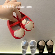 婴儿鞋软底学步春秋宝宝周岁鞋子0-1岁女公主鞋6-12个月防滑不掉