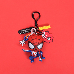 蜘蛛侠包包挂件卡通创意书包，挂饰个性钥匙扣儿童背包玩偶装饰品