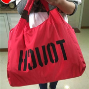 韩版单肩包大容量帆布包袋广场舞，旅游大包字母尼龙休闲包女包购物