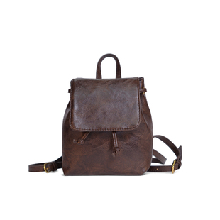 bm双肩包包包(包包包，)女款2024今年流行包包，书包皮包棕色美式复古包包