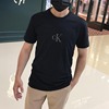 CK Calvin Klein夏季男士潮流时尚印花圆领短袖T恤衫纯棉上衣