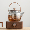 煮茶壶玻璃2024家用多功能烧水煮，茶炉电陶炉花茶煮茶器养生壶
