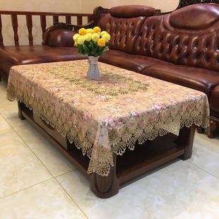 欧式茶几桌布布艺长方形，客厅家用餐桌布，小方桌正方形台布椅垫防烫