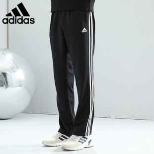 adidas阿迪达斯裤子男2024年春季运动针织长裤休闲宽松直筒裤