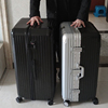 超大行李箱男大容量，拉杆箱女学生铝框密码皮，箱子特大号旅行箱80寸