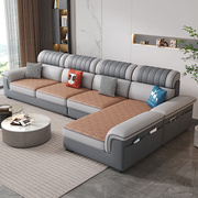 品族现代简约科技布沙发(布沙发)客厅，大小户型北欧布艺沙发组合可拆洗整装