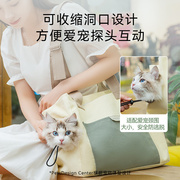 猫包可露头便携斜挎透气帆布手提单肩包中小型宠物外出四季通用包