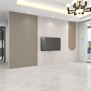墙纸3d立体现代简约格栅，电视背景墙壁纸，客厅壁布卧室壁画沙发墙布