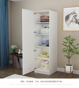 现代简易多功能单门衣柜家用卧室儿童房出租房衣帽间储物柜可定制