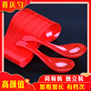 一次性勺子红色塑料单独包装喜庆结婚调羹网红创意，勺加厚家用商用