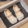 巴拉巴拉韩系女童鞋公主鞋，2024夏季儿童小皮鞋水晶鞋宝宝单鞋