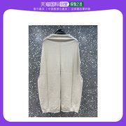 香港直邮rickowensrickowens米色短袖羊毛，毛衣rp01c5630ws